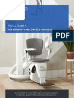 Flow2 Stairlift: For Straight and Curved Staircases