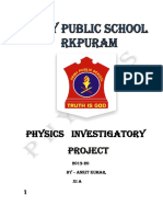 Physics Investigatory: Project