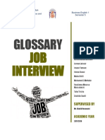 Glossary Job Interview