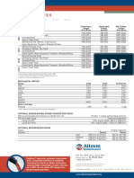 Series: Ratings Gross Input Gross Input Net Turbine Torque Power Torque LB-FT (N - M) HP (KW) LB-FT (N - M)