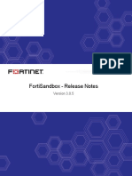 Fortisandbox v3.0.5 Release Notes