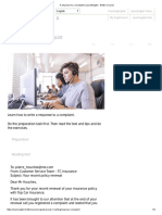 A Response To A Complaint - LearnEnglish - British Council PDF