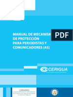 Manual de Mecanismos de Proteccion para Periodistas y Comunicadores As 1