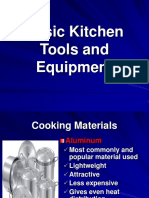 Basic Kitchen Tools and Equipment