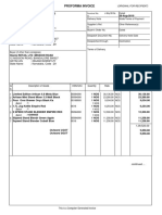 Proforma Invoice: Prestige Global Trades - (18-19)