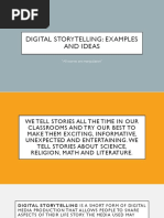 Digital Storytelling: Examples and Ideas: "All Stories Are Manipulation"