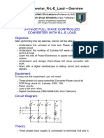 3Ph FW Converter R-L-E Load