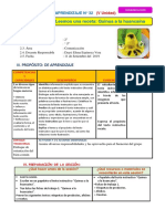 Sesión 33 Leemos Una Recetadocx