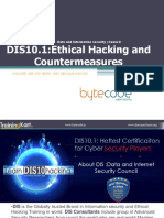 DIS10.1 Ethical Hacking and Countermeasures