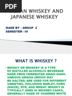 Indian and Japanese Whiskey