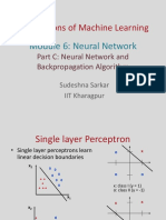 Foundations of Machine Learning: Module 6: Neural Network