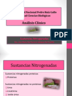 Sustancias Nitrogenadas