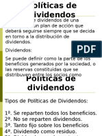 Exposicion Politicas de Dividendos