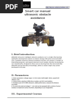 Smart Car Manual Ultrasonic Obstacle Avoidance