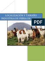 Localizacion de Planta de Fibra de Alpaca