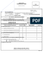 Clearance Form: CS Form No. 7 Series of 2017