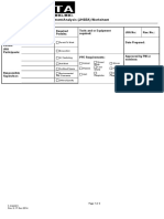 Job Hazard Safety & Environment Analysis (JHSEA) Worksheet