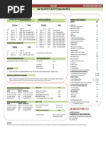 Tax Year 2013-14 (As Per Finance Act 2013) : Tax Card For Staff and Clients Only