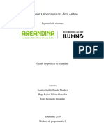 Taller Eje 4 Definir Las Políticas de Seguridad.