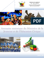 Annuaire Statistique Du Ministère Camerounais de La Jeunesse Et de L'education Civique