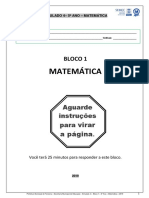 Simulado de Matemática