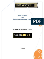 Chem Gold III User Guide