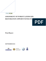 Assessment of Forest Landscape Restoration Opportunities in Ghana