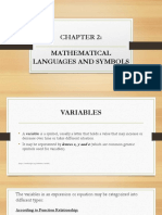 Mathematical Languages and Symbols