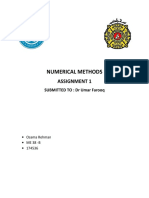 Numerical Methods: Assignment 1