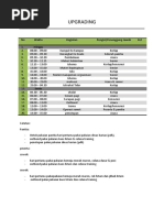 Upgrading: No Waktu Kegiatan Pengisi/Penanggung Jawab Ket Minggu