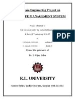 K.L. University: A Software Engineering Project On Cyber Cafe Management System