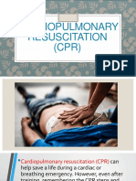 Cardiopulmonary Resuscitation