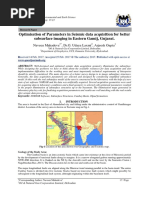 Optimisation of Parameters in Seismic Data Acquisition For Better Subsurface Imaging in Eastern Gamij, Gujarat