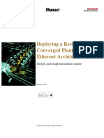 Deploying A Resilient Converged Plantwide Ethernet Architecture