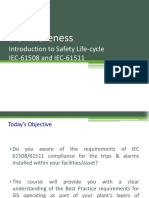 SIL Awareness: Introduction To Safety Life-Cycle IEC-61508 and IEC-61511