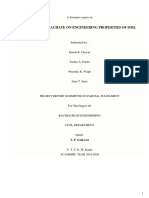 SYNOPSIS On Effect of Leachate On Soil