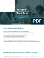 Facebook Media Brief: Privacy & Disinformation Concerns