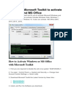 Cara Mengaktifkan Microsoft Toolkit