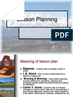 24) Lesson Planning