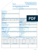 WPS Format For AWS D1.1 - WPS - SAW