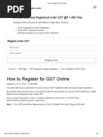 GST Registration Process