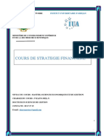 Cours de Strategie Fin M2S1