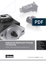 Industrial Hydraulic Pumps T7/T67/T6: Denison Vane Technology, Fi Xed Displacement