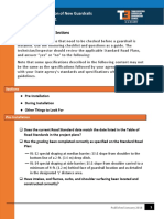 Inspection of Standard Sections: Installation and Inspection of New Guardrails AT-TC3CN042-16-T1-JA01