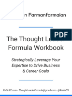 Thought Leader Formula Official Workbook Version Jan 19 2019 PDF