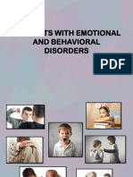 Students With Emotional and Behavioral Disorder