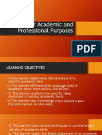 English For Academic and Professional Purposes