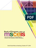 Book of Program MSCEIS 2018