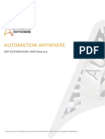 Automation Anywhere: Sap Automation: Bapi Step List