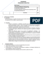 Programa Analítico-Maestría en Gestión de Talento Humano-Cohorte 2018-I-P2 Planificacion Estrategica